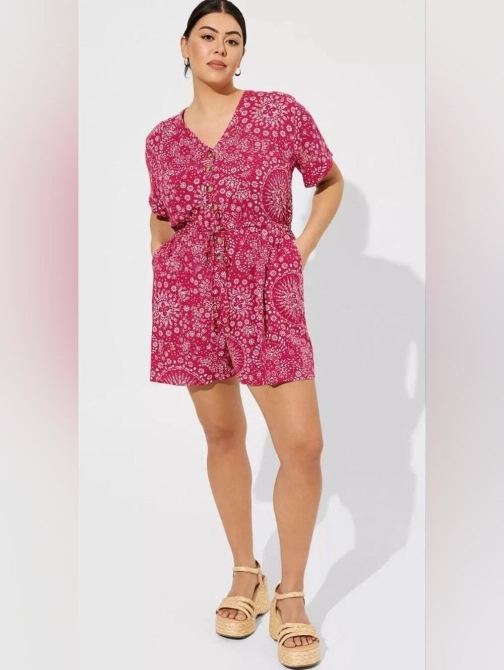 Torrid Patterned Romper